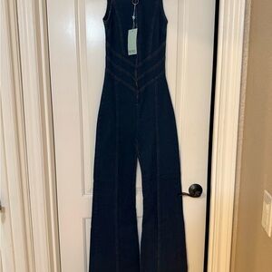 REVICE Dark Blue Denim Jumpsuit